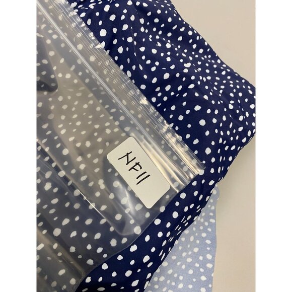 New Kona Sol One Piece Swimsuit womens Plus size 20 Full Seat Coverage Blue dots - Picture 6 of 12